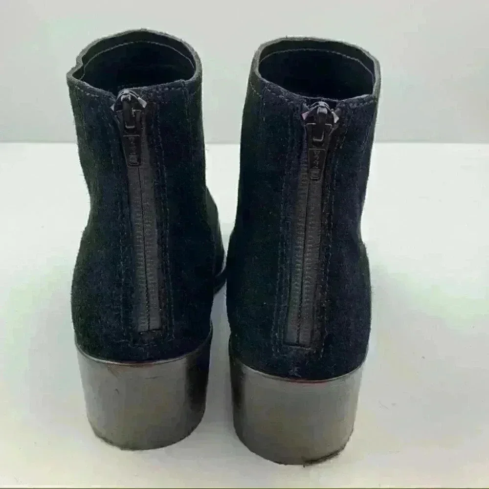 Antonio Melani ankle booties size 6.5 black suede